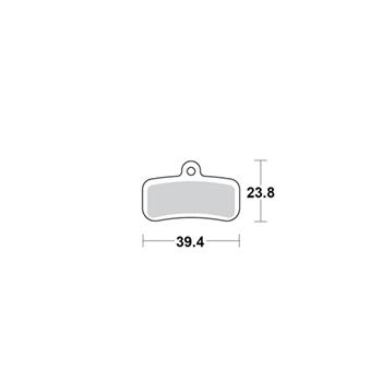 Motomaster Brake pad bicycle Sinter: Shimano D type