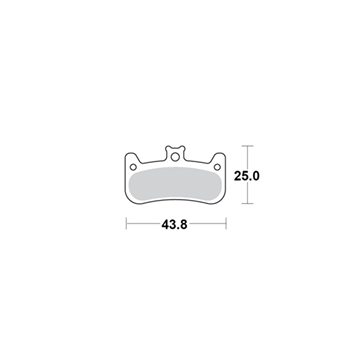 Motomaster Brake pad bicycle Organic: Formula Cura 4