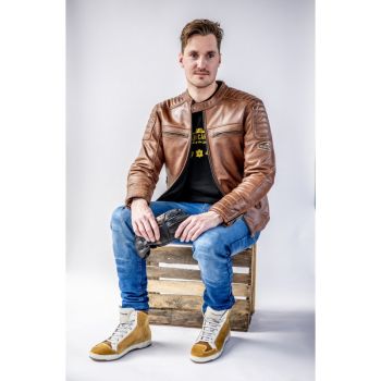 Grand Canyon Bikewear Leather Jacket Logan Brown