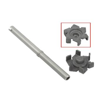 Bronco Waterpump shaft with impeller