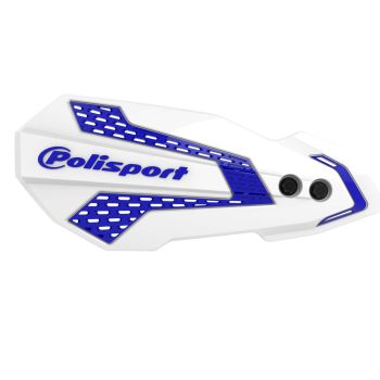 Polisport MX Flow handguard YZ/YZF/WR 08-21 WHITE/BLUE YAM95