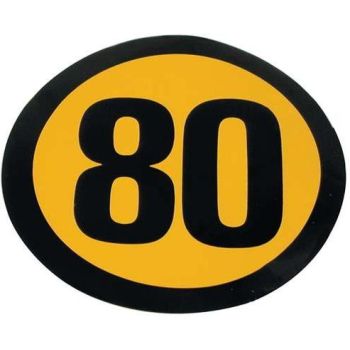 Kleebis, kaubikule 80km/h