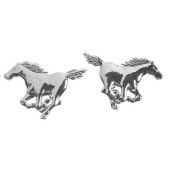 Kroomitud dekoratiivkleebis "horses"