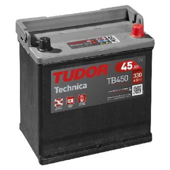 TUDOR 45AH 330A 220X135X225 TECHNICA