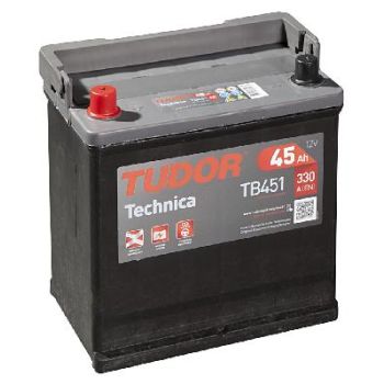 TUDOR 45AH 330A 220X135X225 TECHNICA
