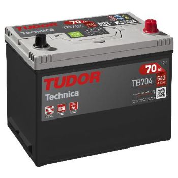 TUDOR 70AH 540A 270X173X222 TECHNICA