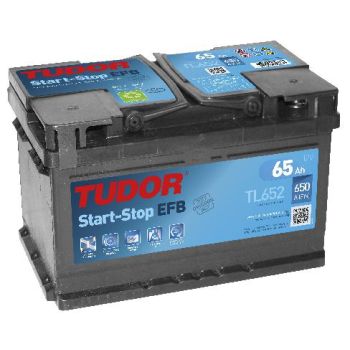Tudor 65ah 650a 278x175x175 efb start/stop