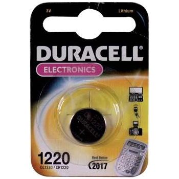 Tablett-patarei, duracell, cr1220, 3v