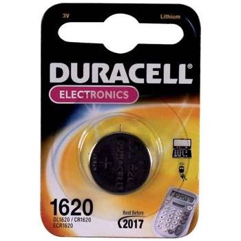 Tablett-patarei, duracell, cr1620, 3v