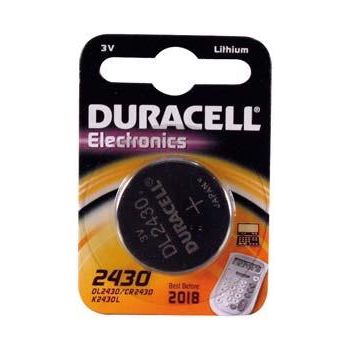 Tablett-patarei, duracell, cr2430, 3v