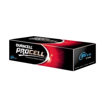 Patarei, duracell procell, 10tk, 9v