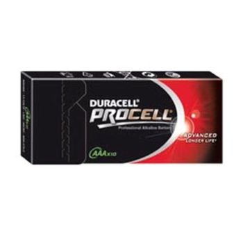 Patarei, duracell procell, aaa, 10tk, 1.5v