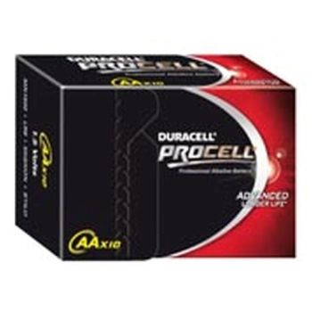 Patarei, duracell procell, 10 tk, aa, 1.5v