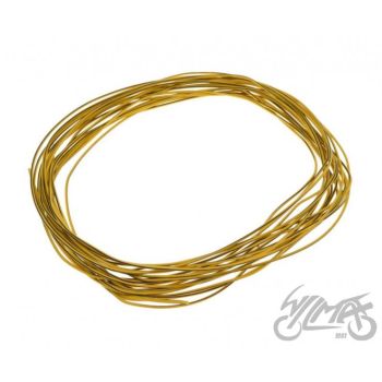 Juhe 0,5mm 10m, kollane/must