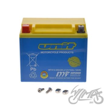 Aku wtx12-bs ( ytx12-bs ) (geel) WM MOTOR 12 VOLTI