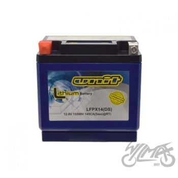 Aku wtx14-bs (ytx14-bs) liitium WM MOTOR 12 VOLTI