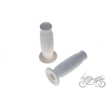 Gripid VINTAGE 1"+7/8" valge