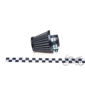 Õhufilter koonus, carbon, karb diam. 50mm