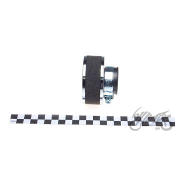 Õhufilter silinder, kroom, poroloon elemendiga, karb diam. 42mm