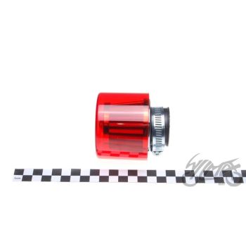 Õhufilter KM201M1 35 mm - plastkorpusega, punane