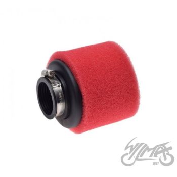 Õhufilter Punane Ø38mm (sirge)
