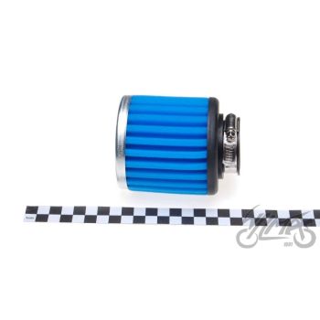 Õhufilter d.38mm, kõrge, sirge, silinder sinine HIGH-PERFORMANCE
