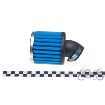 Õhufilter d.35-36mm, kõrge, nurgaga, silinder sinine HIGH-PERFORMANCE