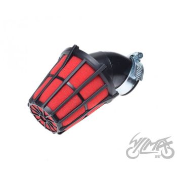 Õhufilter (koonus) 45 kraadi, 38MM - punane poroloon