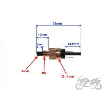 Piduritule lüliti M6, 2 juhet