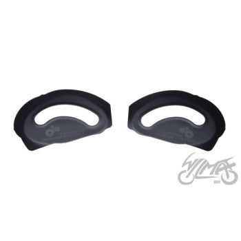 Lõuakaitsme plaadi kinnitused FF399, alumiiniumist, matt must