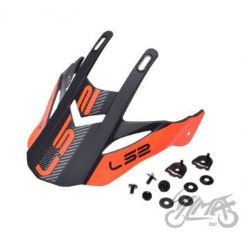Nokk kiivrile MX436 EVO ADVENTURER BLACK orange