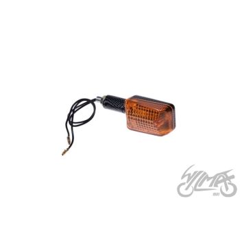 Suunatuli M8, 12V 23W, oranž klaas, Carbon-look