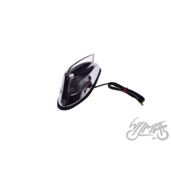 Porilaua tuli, valge klaas, kroomitud