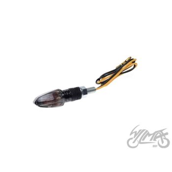 Suunatuli esimene, valge klaas, carbon ümbris - M8 x 1.25, 12V H6W