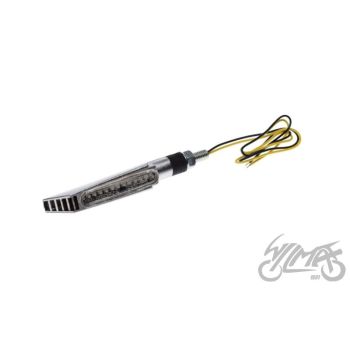 Suunatuli LED, kroomitud ümbris - M8 x 1.25, 12V5W