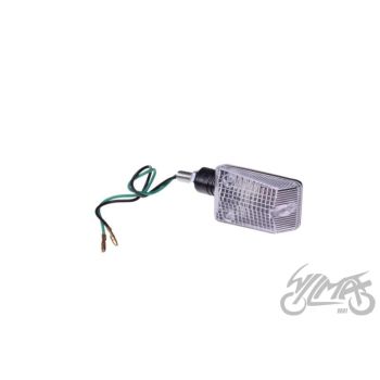 Suunatuli M8 x 1.25, 12V 10W - valge klaas