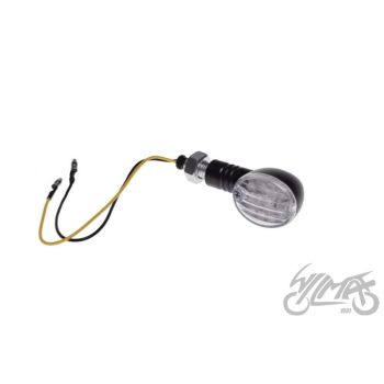 Suunatuli parem LED, M10 x 1.25, 12V 1W, valge klaas