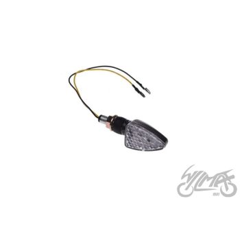 Suunatuli parem LED, M10 x 1.00, 12V 1W, valge klaas, Carbon-look