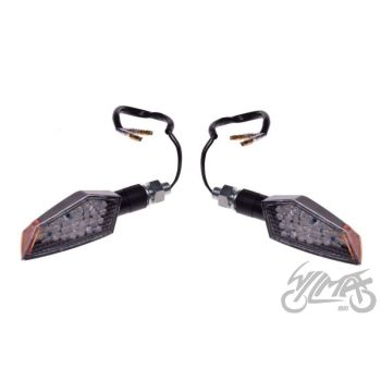 Suunatuled LED, M10 x 1.25, 12V 1W, valge klaas