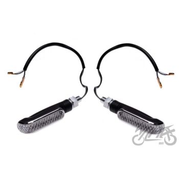 Suunatuled LED, M10 x 1.25, 12V 1W, valge klaas