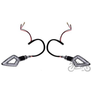 Suunatuled LED, M8 x 1.25, 12V 1W, valge klaas