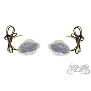 Suunatuled LED, M10 x 1.5, 12V 0.5W, valge klaas, Honda