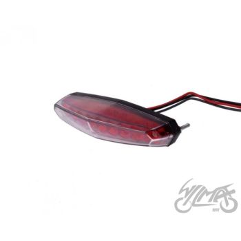 Tagatuli, numbrimärgitulega, 107mm x 25mm - punane