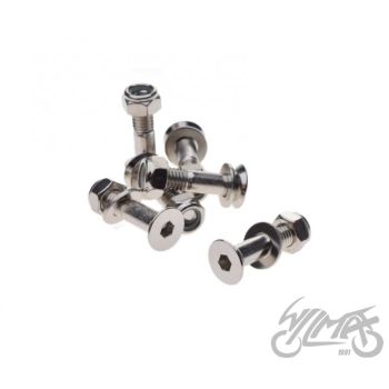 Poltide komplekt m8x34mm, tagumisele hammasrattale (6tk pakis)