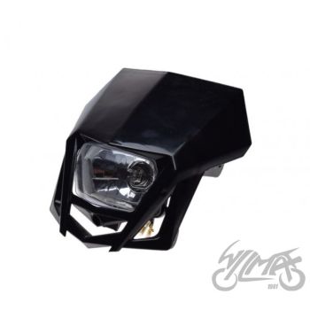 Esiplastik tulega H4 12V 35/35W, must