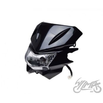 Esiplastik tulega H4 12V 35/35W, must