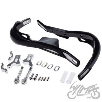 Kätekaitsmed Ø 22mm, must