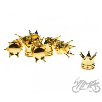 Ventiilikork 10tk, kuldne kroon