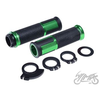 Gripid 22/24mm, rullgaasile Leoshi 654, roheline