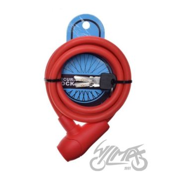 Jalgratta trosslukk 10 x 1500 mm, punane